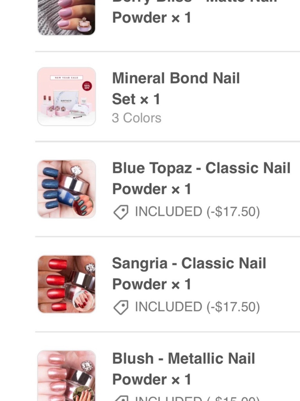 SISTACO Women’s Mineral Bond Nail Kit – Pink/White - Picture 10 of 10